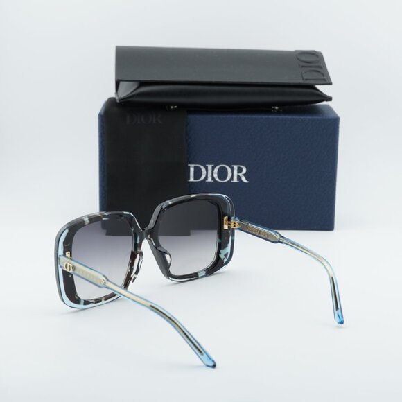 Dior DIORHIGHLIGHT S3F 28A1 Square Sunglasses - Havana/Smoke main image 10